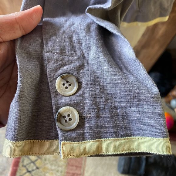 GIBSON Gray Two Button BLAZER JACKET NWT Twee sz L - Picture 4 of 7